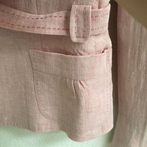 Façonnable Lena pink belt in blazer/jacket S - Picture 9 of 13